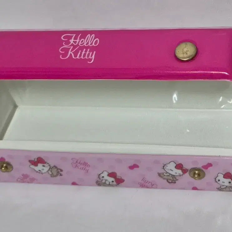 [BUNJANG] Classic Hello Kitty Plush Pencil Case / 고전 헬로키티 폭신 필통 케이스
