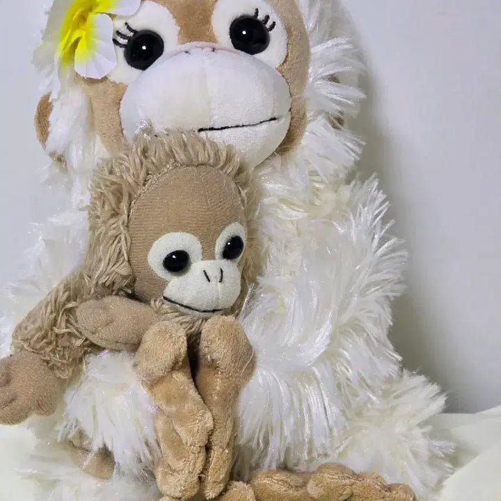 [BUNJANG] Baby Coco &amp; Nuts Classic Monkey Doll Set (2-Piece Bundle) / 베이비코코 앤 너츠  고전인형  일본  고전 원숭이 인형  2개 일괄