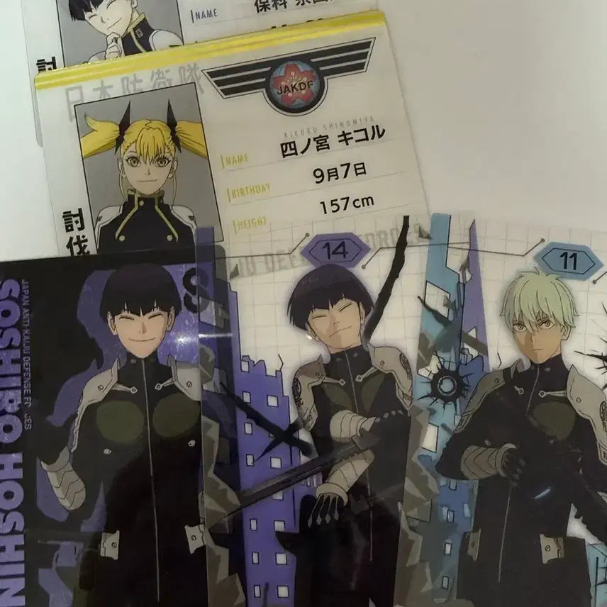 [BUNJANG] Kaiju No. 8 Hoshina Kikoru Reno Wafers Clear Card Bundle Set / 괴수8호 호시나 키코루 레노 웨하스, 클리어카드 양도
