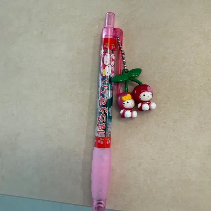 [BUNJANG] Sanrio Hello Kitty Cherry Kitty Mechanical Pencil / 고전 키티스트랩 체리키티 샤프