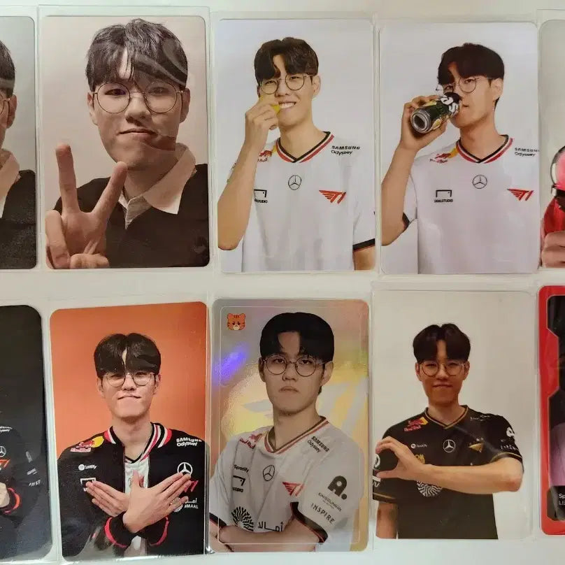 [BUNJANG] T1 Faker Photocard, Round Sticker, Coaster Bundle Set / T1 오너 포카, 띠부, 코스터 일괄 판매