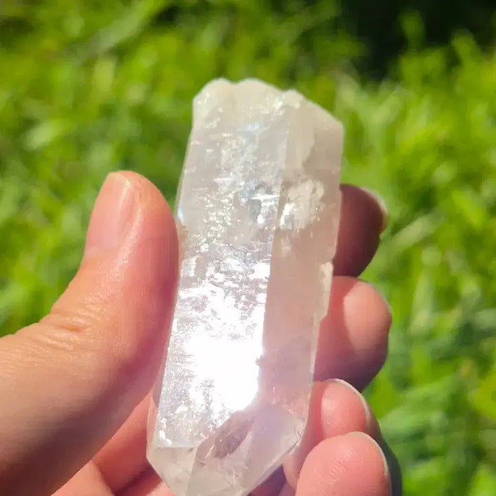 [BUNJANG] Rainbow Clear Quartz Crystal Point, Brazil / 하루만 특가 무지개! 레인보우 백수정 원석 브라질산 결정 포인트 광물