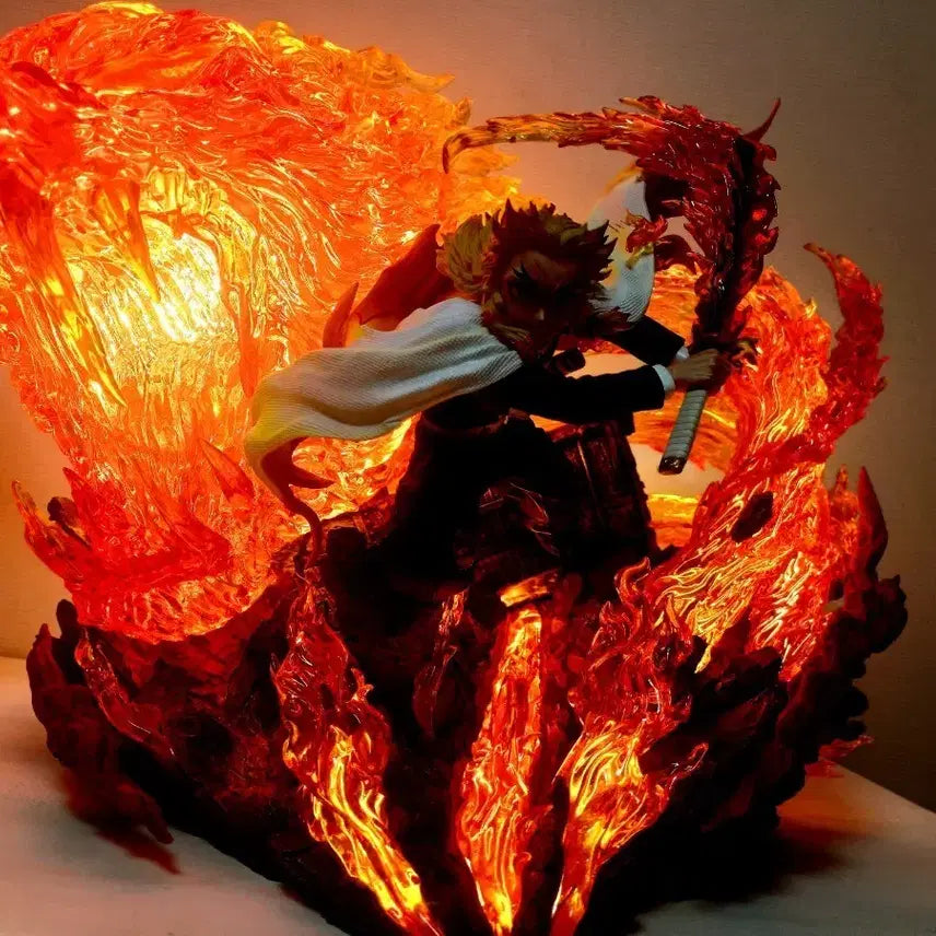 [BUNJANG] Fantasy Demon Slayer: Kimetsu no Yaiba Kyojuro Rengoku Resin Figure / 판타지 렌고쿠 쿄주로 귀멸의칼날 레진 피규어 무한열차