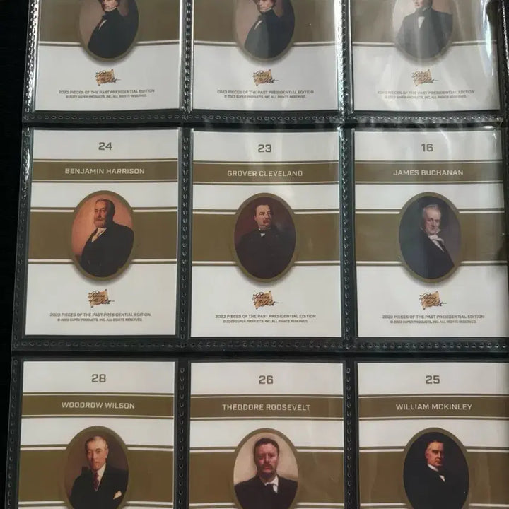 [BUNJANG] 2023 Pieces of the Past Presidential Edition Trading Cards - Holo/Relic Bundle / 2023 Pieces of the Past 미국 대통령 카드 홀로/렐릭