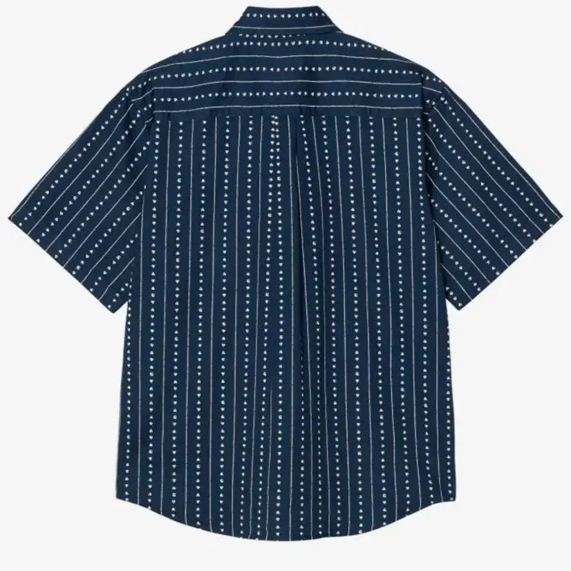 [BUNJANG] Carhartt WIP S/S Drewe Shirt Heart C Pinstripe Ink/Natural XL / 칼하트WIP 반팔 셔츠