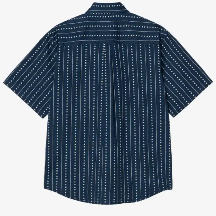 [BUNJANG] Carhartt WIP S/S Drewe Shirt Heart C Pinstripe Ink/Natural XL / 칼하트WIP 반팔 셔츠