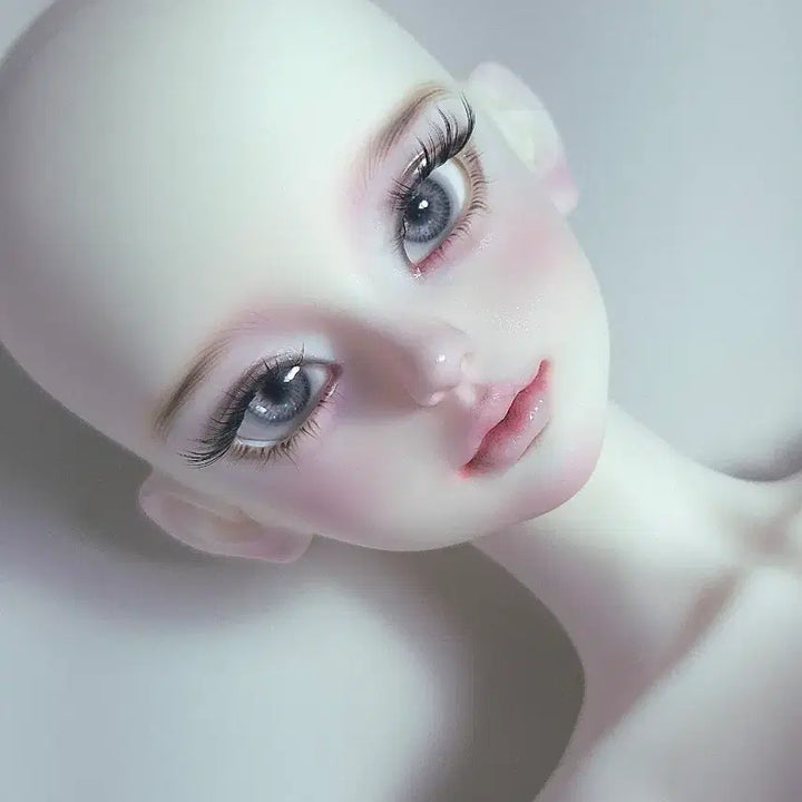 [BUNJANG] MSD Ball Jointed Doll Head White Skin / 구관 msd 미백 헤드 구체관절인형
