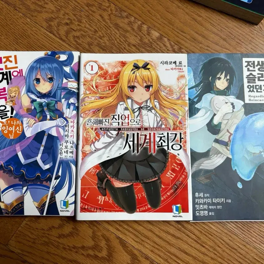 [BUNJANG] Light Novel Bundle Set (3 Volumes) - First Edition, Includes Bonuses / 라노벨 초판 묶음 판매 상태최상 특전포함