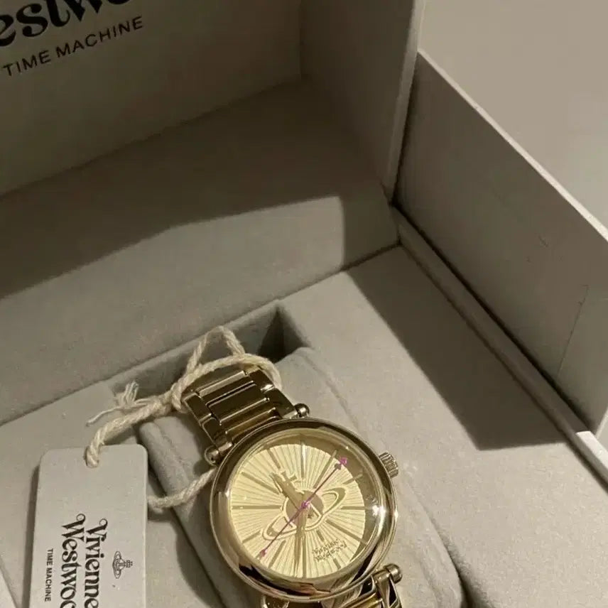 [BUNJANG] Vivienne Westwood VV006KGD Gold Metal Watch / 비비안웨스트우드 VV006KGD 심플 골드메탈