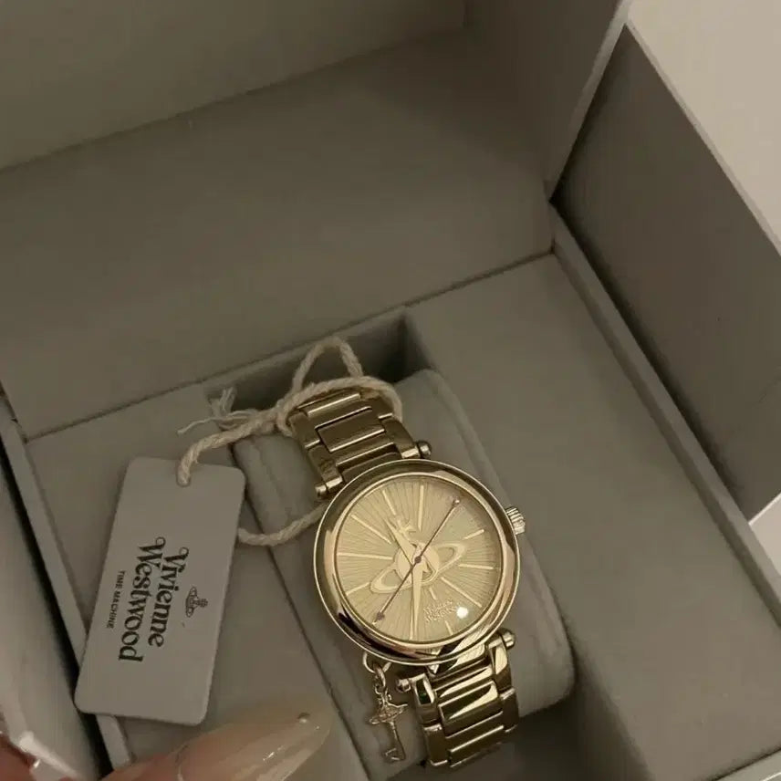 [BUNJANG] Vivienne Westwood VV006KGD Gold Metal Watch / 비비안웨스트우드 VV006KGD 심플 골드메탈