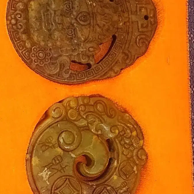[BUNJANG] Jade Ornament Set (2 Pieces) / 옥 장식품  2점