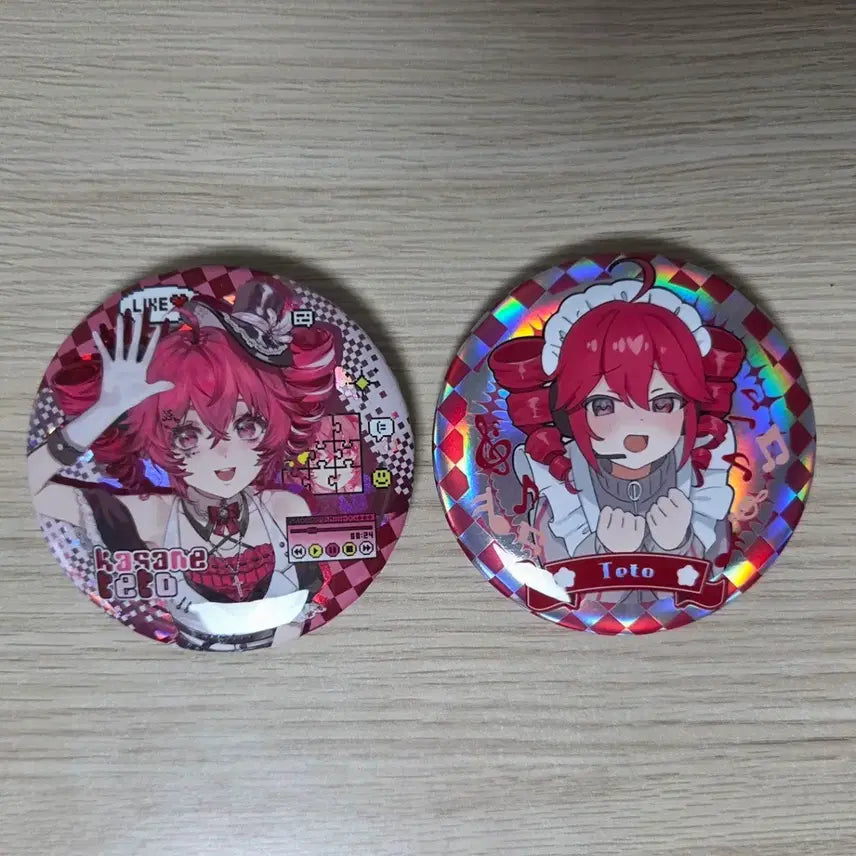 [BUNJANG] Kasane Teto Unofficial Can Badge / 카사네 테토 비공식 캔뱃지