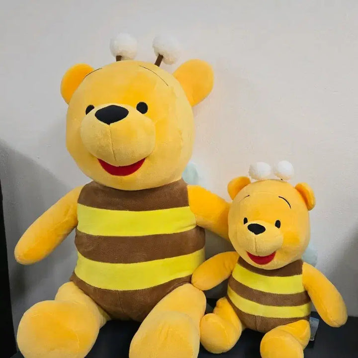 [BUNJANG] Winnie the Pooh Honey Bee Costume Large/Medium Plush Set / 곰돌이푸 꿀벌 코스튬 대형,중형 2종