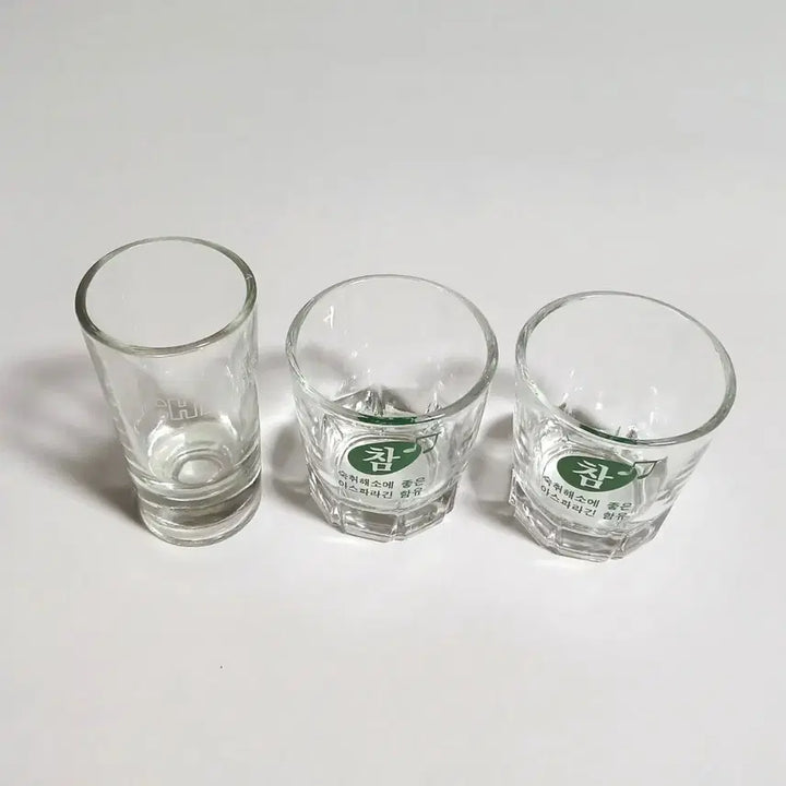 [BUNJANG] Vintage Glass Cups - Samyook Soy Milk, Orangci, Del Monte, Crown, Julia, Chivas / 삼육두유 오란씨 델몬트 옛날 유리컵 유리잔 빈티지 레트로 카페 90년대
