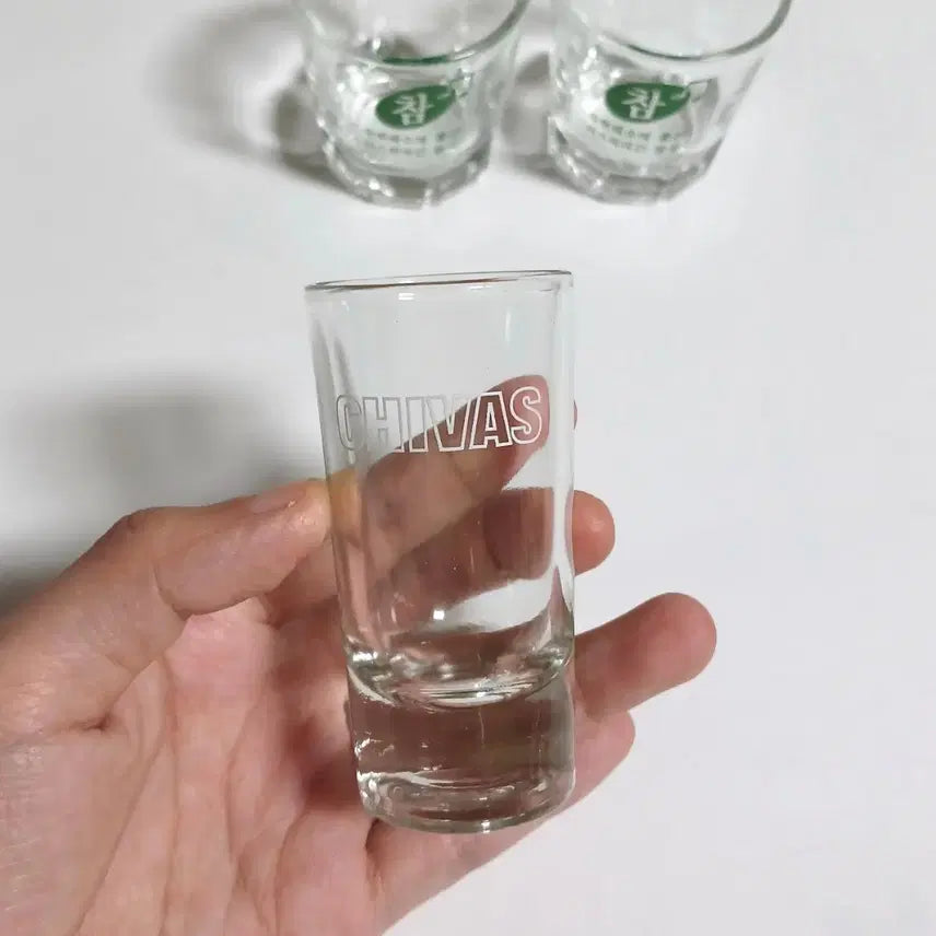 [BUNJANG] Vintage Glass Cups Collection (Samgyuk Soymilk, Orang C, Del Monte) / 삼육두유 오란씨 델몬트 옛날 유리컵 유리잔 빈티지 레트로 카페 90년대