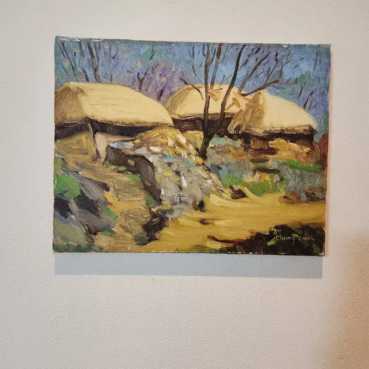 [BUNJANG] Vintage Oil Painting, "An Afternoon in 1987", 1987 / [Vintage Oil Painting] 1987년의 어느 오후, 시간이