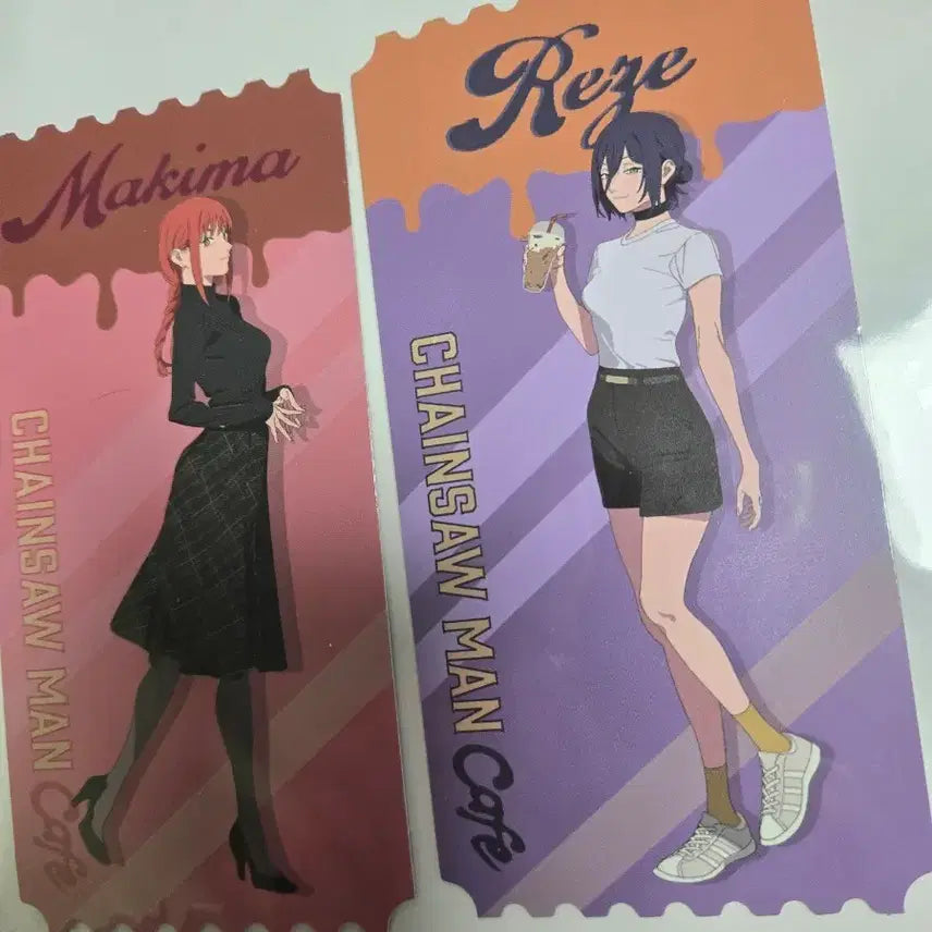 [BUNJANG] Chainsaw Man Cafe Exclusive Ticket / 체인소맨 카페 특전 티켓