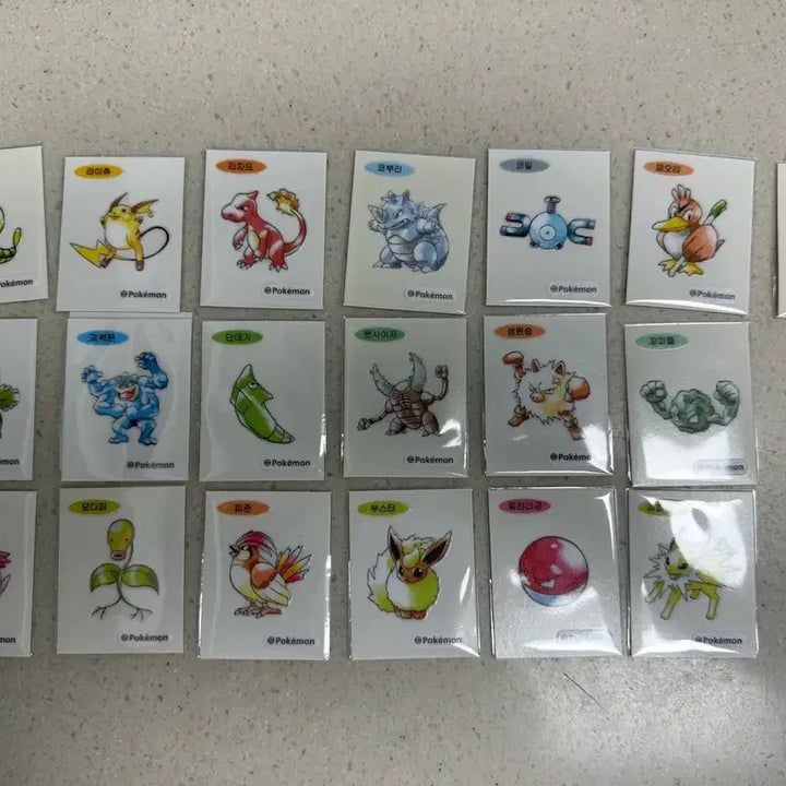 [BUNJANG] Pokemon 30th Anniversary Bread Stickers Collection / 포켓몬 아트윅 30주년 띠부씰 모음(6월1일23시)