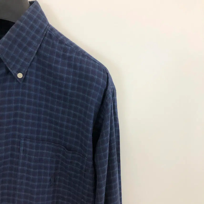 [BUNJANG] Nautica Cotton Overshirt Navy M / NAUTICA 노티카 오버셔츠 M
