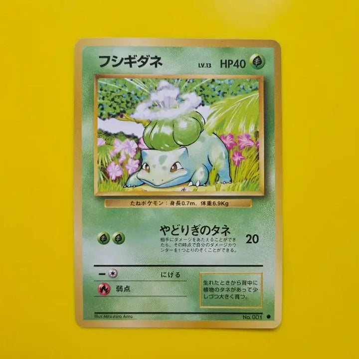 [BUNJANG] Pokemon Card 1996 Bulbasaur S-Class Japanese 1st Edition / 포켓몬카드 1996 이상해씨 s급 일본판 초기카드