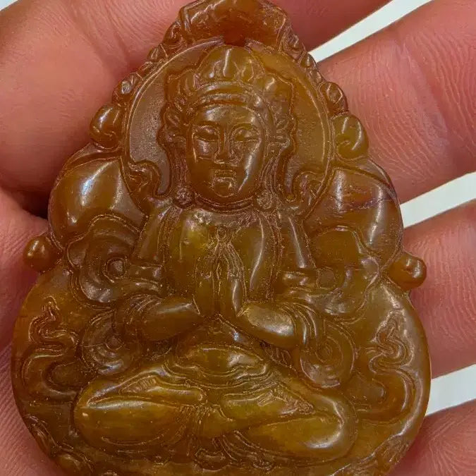 [BUNJANG] Imperial Jade Buddha Jade 0527 / 고옥에강옥 황옥불상옥 0527