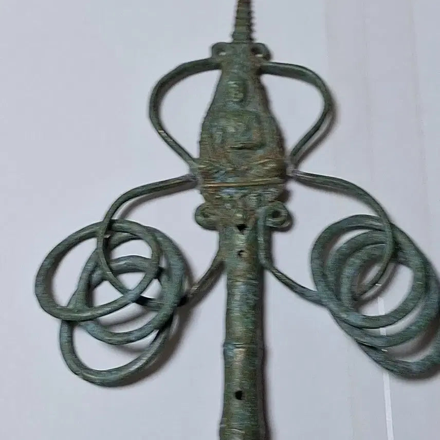 [BUNJANG] Antique Bronze Monk&