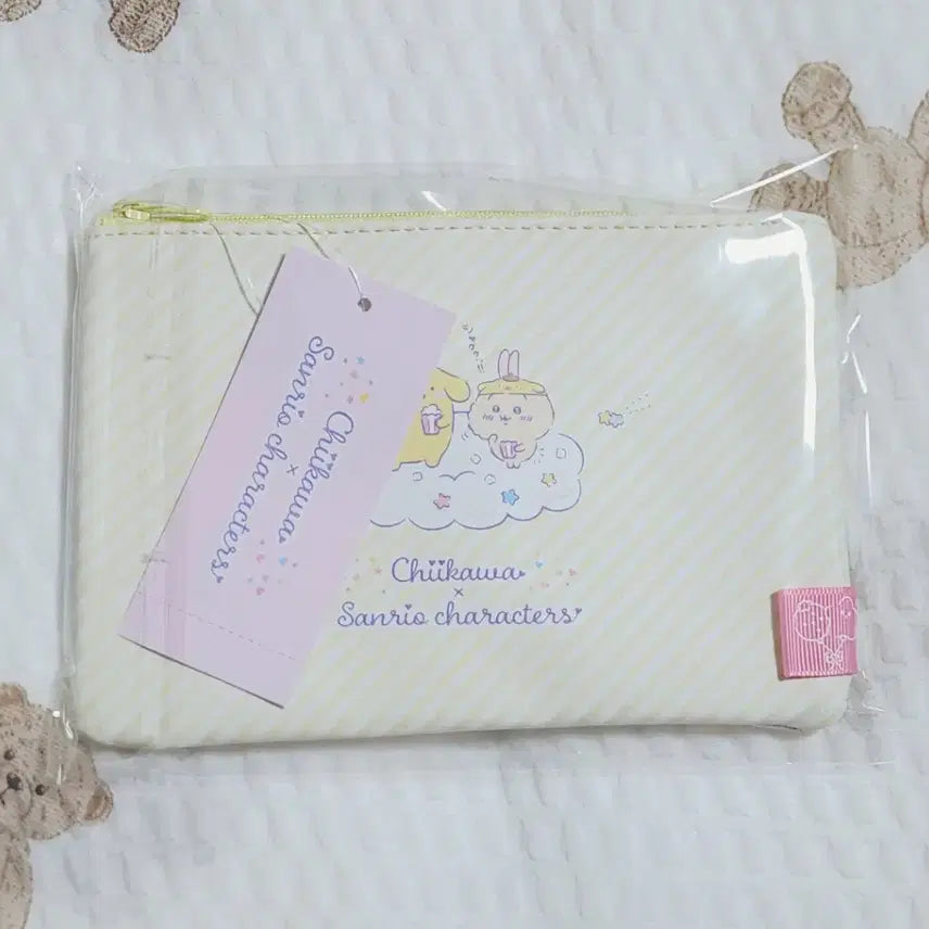 [BUNJANG] Sanrio x Nagano Nakayoshi Series Flat Pouch / 산리오x나가노 콜라보 나카요시 시리즈 플랫파우치 폼푸x우사기 팝니다.