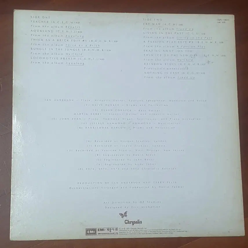 [BUNJANG] Jethro Tull Best LP / 제쓰로툴 베스트lp