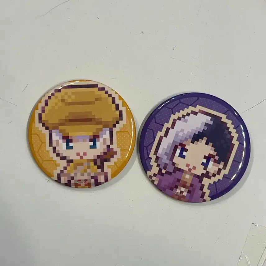 [BUNJANG] Dr. Stone Ukyo Gen Pixel Badge Bundle Set / 닥터스톤 우쿄 겐 픽셀뱃지 일괄판매