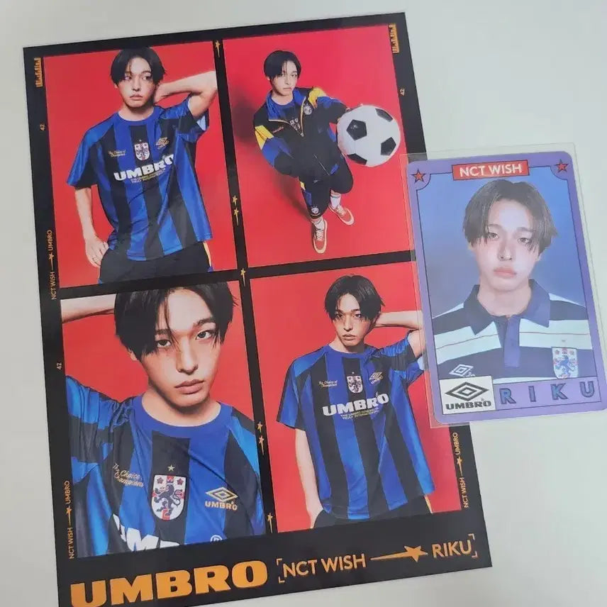 [BUNJANG] NCT WISH Riku Umbro Photocard Postcard / NCT WISH 엄브로 리쿠 포토카드 엽서 양도