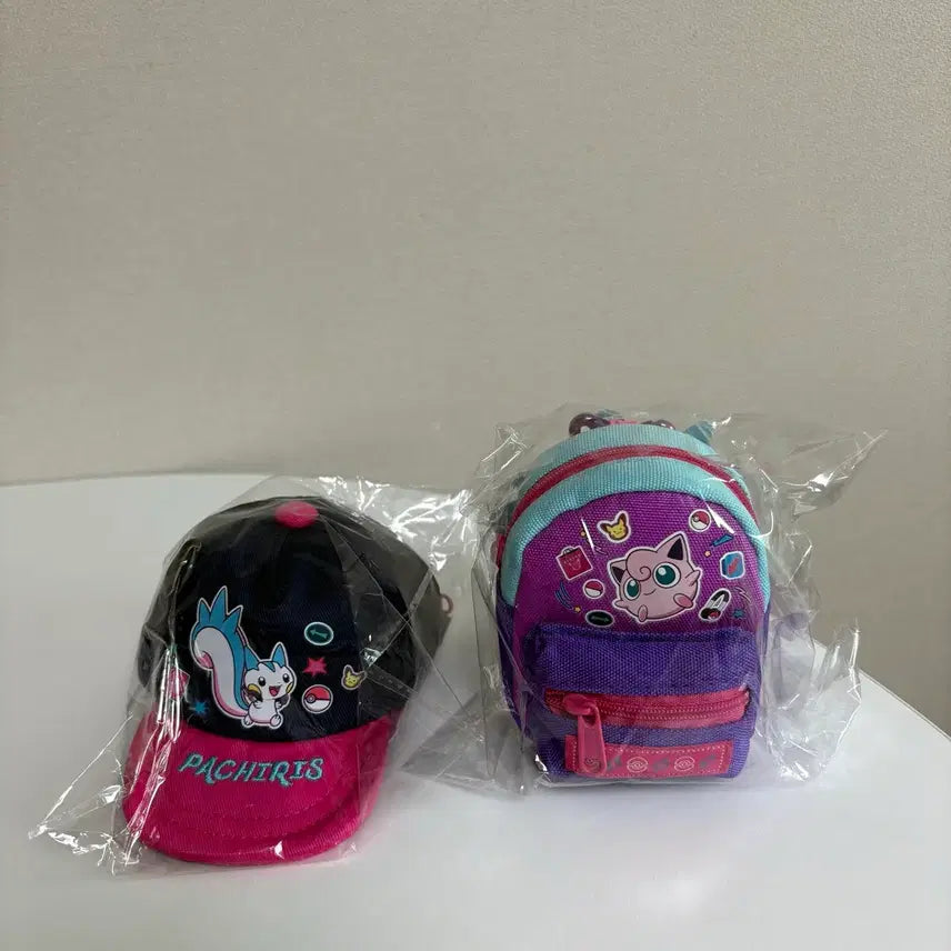 [BUNJANG] Pokemon 30th Anniversary Popup Store Purin Backpack + Hat Keychain Bundle Set / 포켓몬 매타몽놀이터 팝팝 미드나잇 30주년 팝업 푸린백팩+모자키링