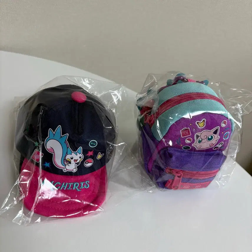 [BUNJANG] Pokemon 30th Anniversary Popup Store Purin Backpack + Hat Keychain Bundle Set / 포켓몬 매타몽놀이터 팝팝 미드나잇 30주년 팝업 푸린백팩+모자키링