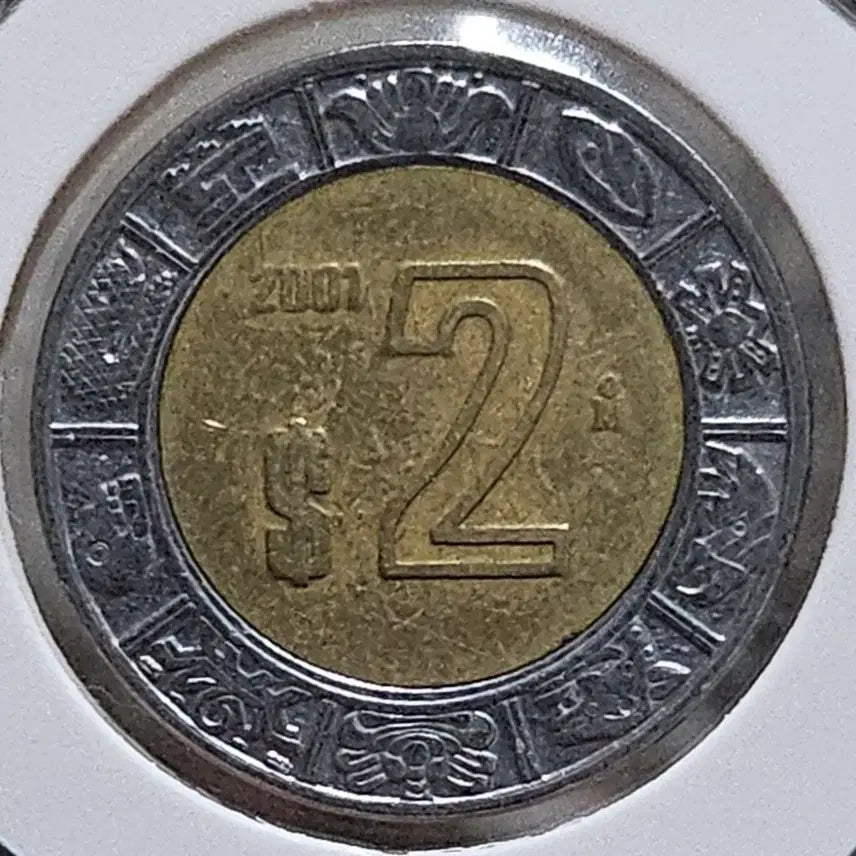 [BUNJANG] 2001 Mexico Bimetallic Coin / [외국주화] (01466) 2001년 멕시코 주화
