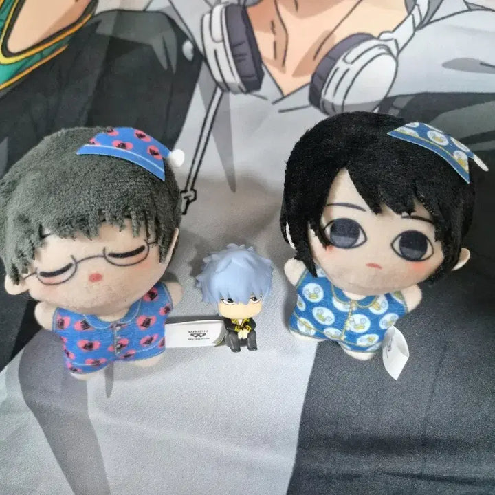 [BUNJANG] Gintama Pajama nui Mascot Plush Set / [단순개봉] 은혼 파자마누이 마스코트 인형 판매
