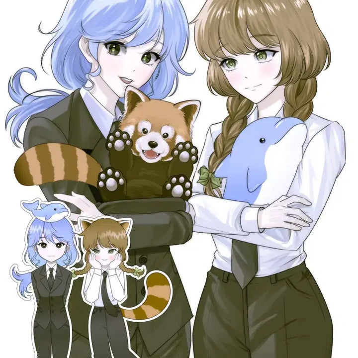 [BUNJANG] Custom Illustration Commission - Half Body / 꼬옥 안아주는 커미션