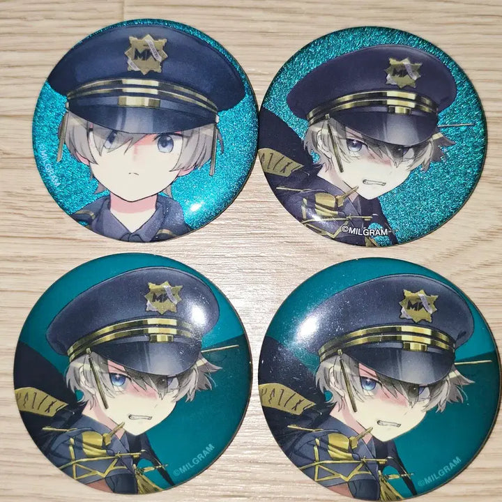 [BUNJANG] Milligram S Jackaroff 1st/2nd Round Can Badge &amp; Acrylic Stand / 밀그램 에스 잭카로프 1심 2심 캔뱃지 아크릴 스탠드