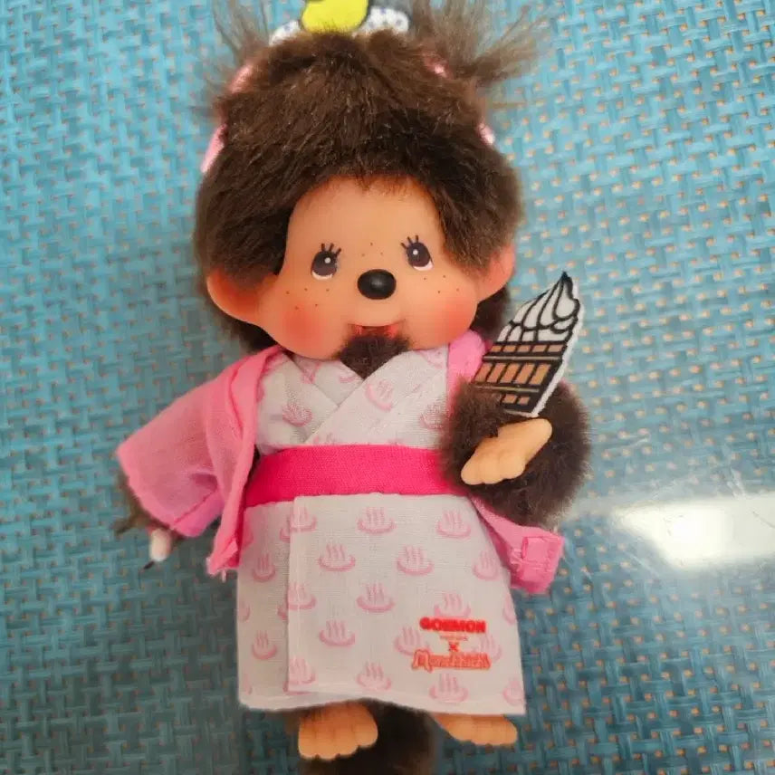 [BUNJANG] Monchhichi Yufuin Doll Keychain / 몬치치 유후인