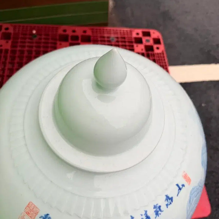 [BUNJANG] Seolbong Park Chanjong Extra Large Celadon Vase / 설봉 박찬종 초대형도자기,높이약82cm,둘레약151cm