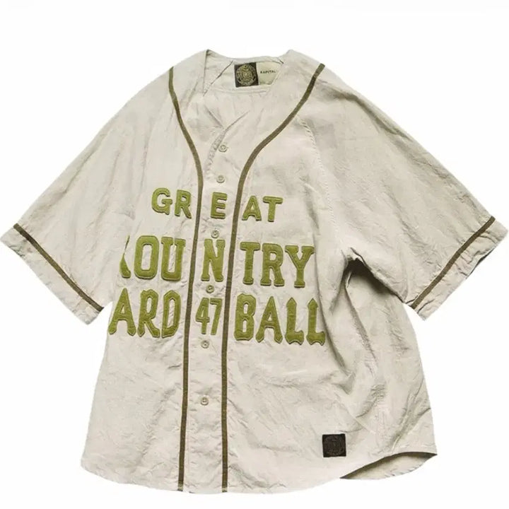 [BUNJANG] Capital Baseball Shirt / 캐피탈 베이스볼 셔츠 4