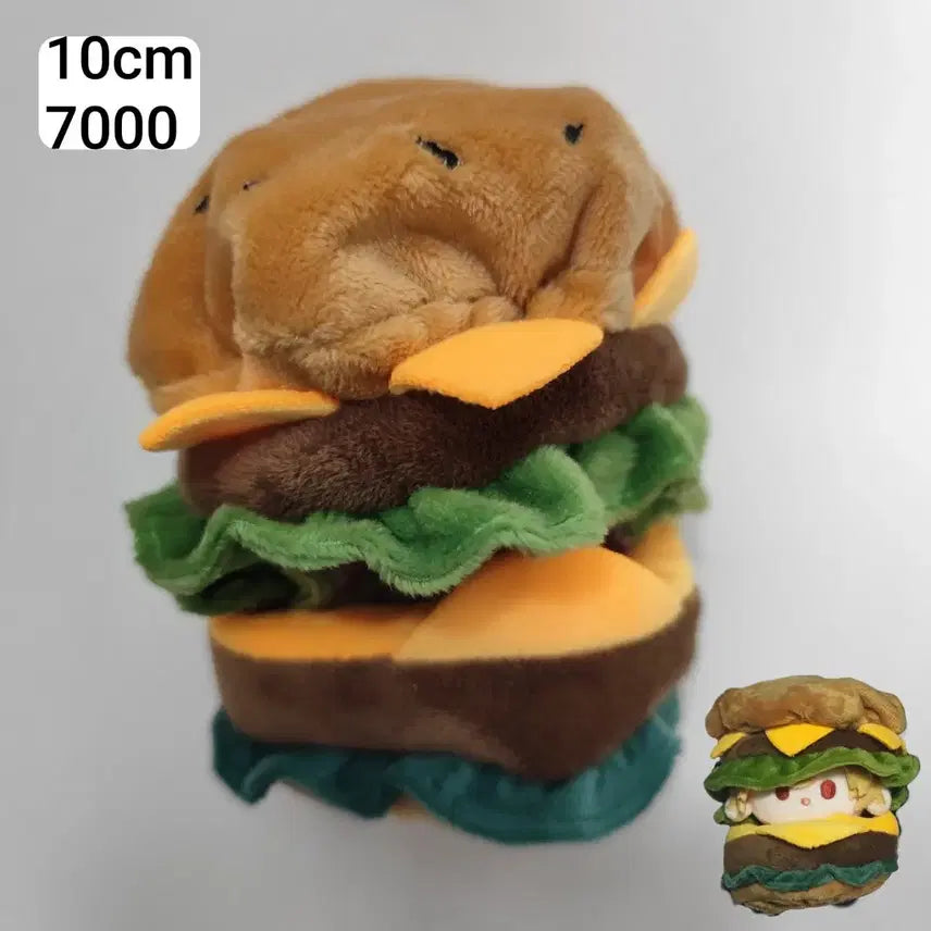 [BUNJANG] 10cm Doll Clothes Hamburger Outfit / 10cm 10깅옷 솜인형옷 솜깅옷 햄버거