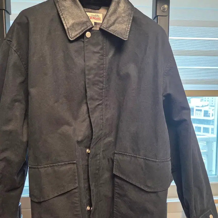 [BUNJANG] Stussy Duster Coat Black / 스투시 더스터 코트 블랙