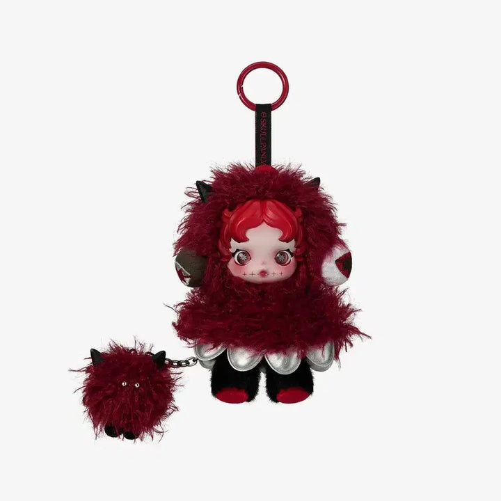 [BUNJANG] Pop Mart Skullpanda "Find Me!" Gluttony Ghost Plush Keyring (Sealed) / 미개봉 새상품)팝마트 스컬판다 날 찾아봐! 탐식귀 인형키링