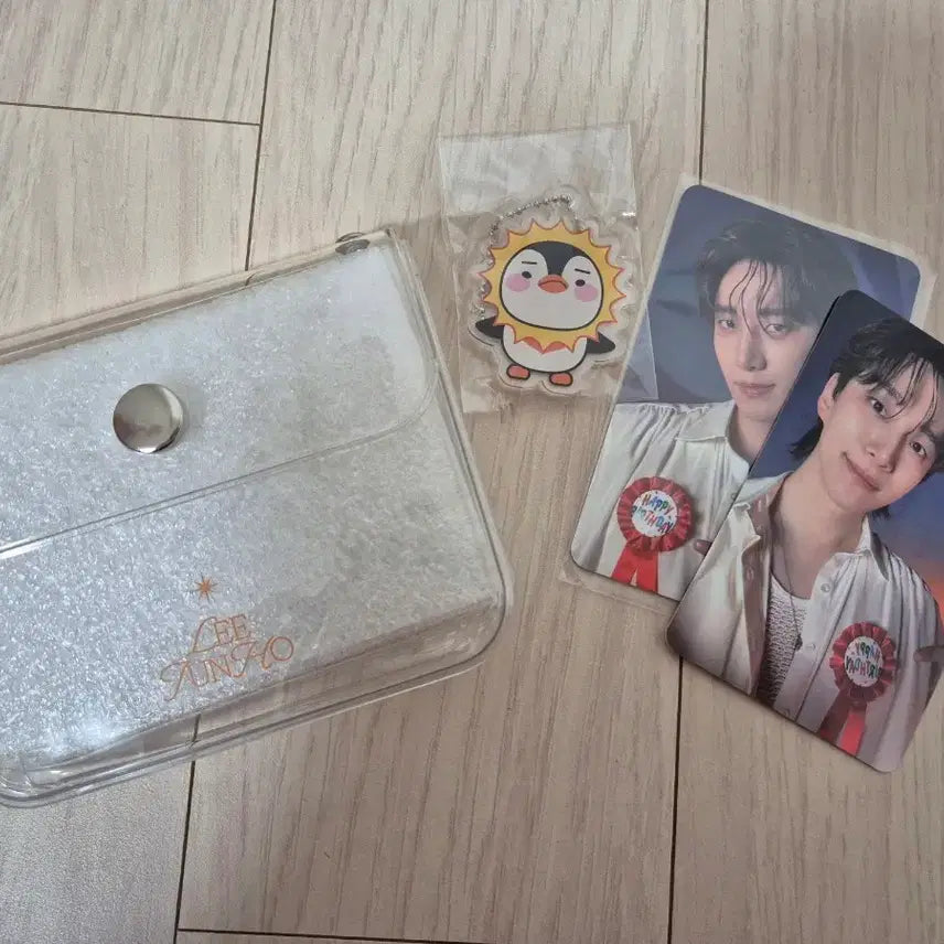 [BUNJANG] Lee Junho Midnight Sun Fan Kit Clear Card Holder / 이준호 미드나잇썬 팬키트 투명지갑
