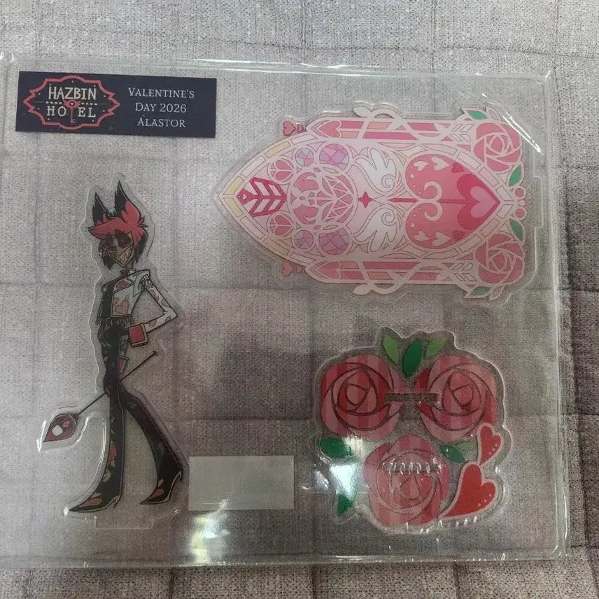 [BUNJANG] Hazbin Hotel Alastor Valentine Acrylic Stand / 해즈빈 알래스터  아크릴 스탠드 발렌타인