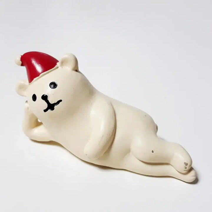 [BUNJANG] Deccor 2013 Christmas Lying Polar Bear Figurine / 데꼴 2013 concombre 크리스마스 누워있는 북극곰