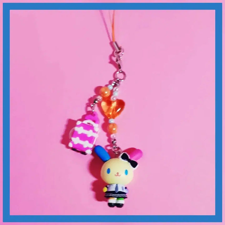 [BUNJANG] Sanrio Gakuen Kirameki Travel Series Strap - Usahana / 산리오 학원 키라메키 반짝반짝 여행 시리즈 스트랩 / 우사하나