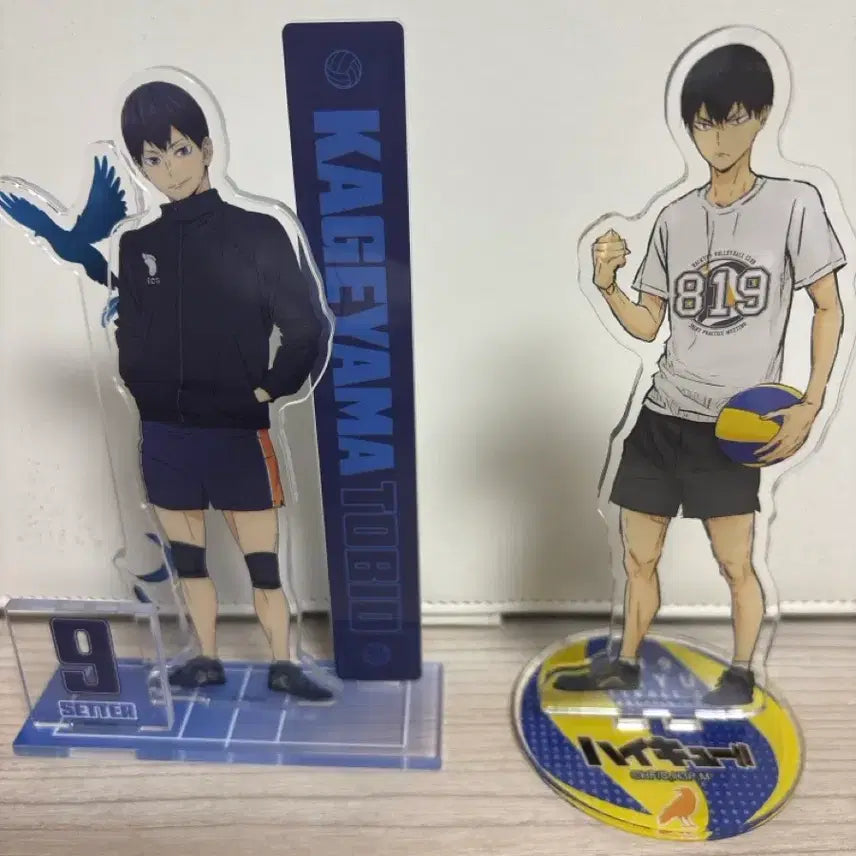 [BUNJANG] Haikyuu!! Kageyama Tobio 10th Anniversary 2018 Joint Practice Acrylic Stands (2 Types) / 하이큐 카게야마 10주년 2018 고전 합동연습아크릴 2종 판매