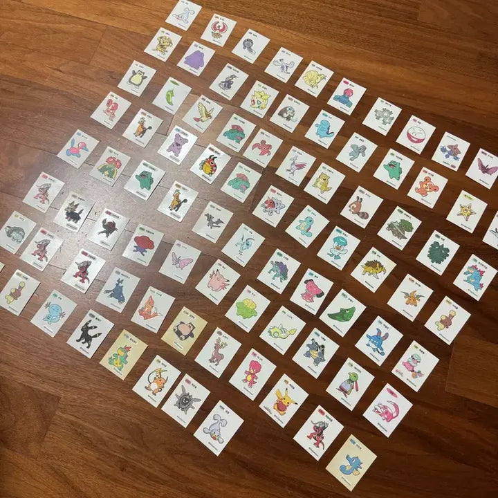 [BUNJANG] Pokemon Sticker 85-Piece Bundle Set / 포켓몬 띠부씰 85종 일괄 판매