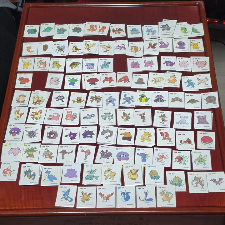[BUNJANG] Pokemon Stickers (1st Gen) - Various Prices / 포켓몬 띠부씰 1세대 3자리&amp;4자리 팝니다