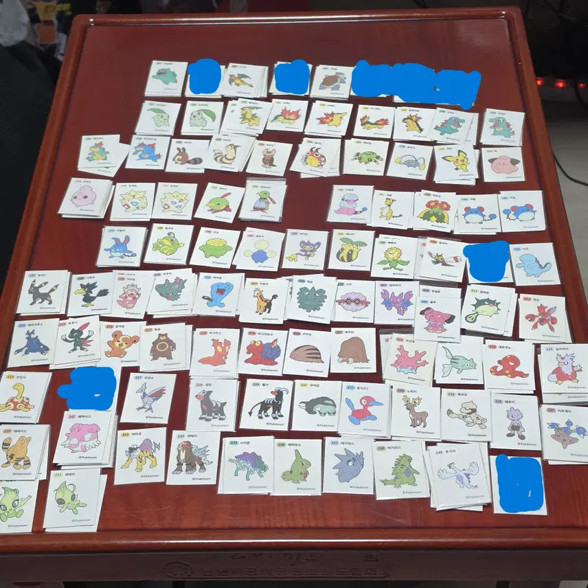 [BUNJANG] Pokemon Sticker - Gen 2 (3-Digit &amp; 4-Digit) / 포켓몬 띠부씰 2세대 3자리&amp;4자리 팝니다